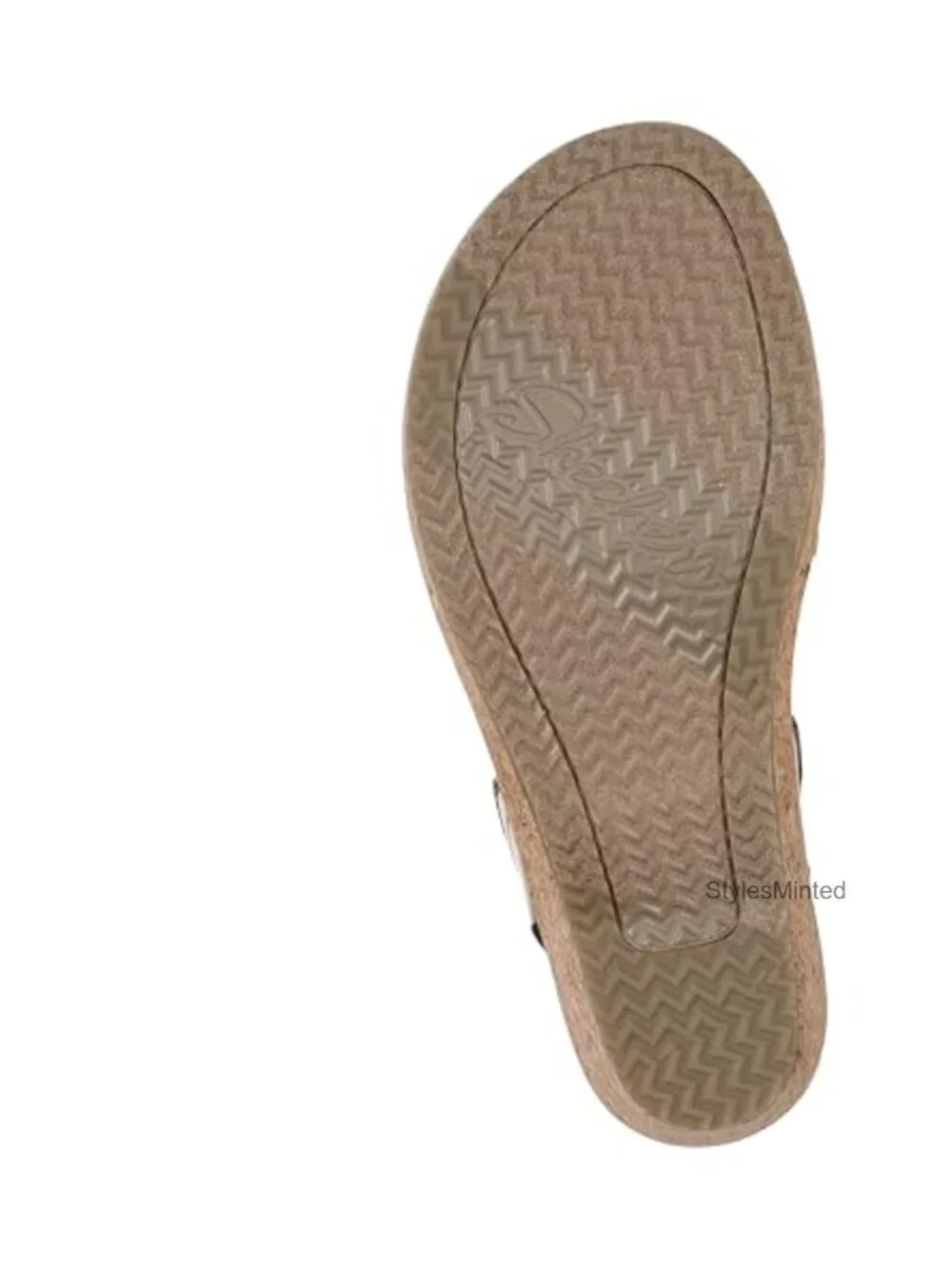 Women's Strappy Wedge Sandals with 3-Inch Heel, Vegan Cork